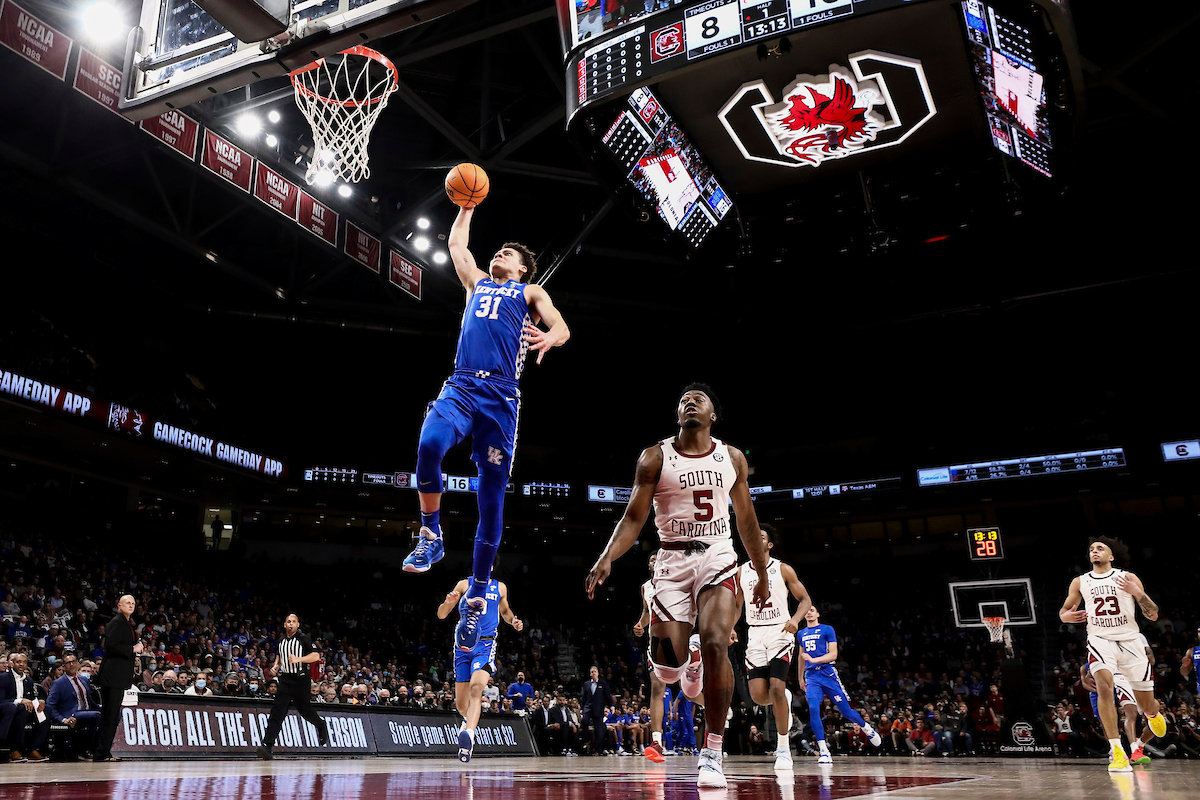 Kellan Grady.

Kentucky beat South Carolina 86-76.

Photos by Chet White | UK Athletics