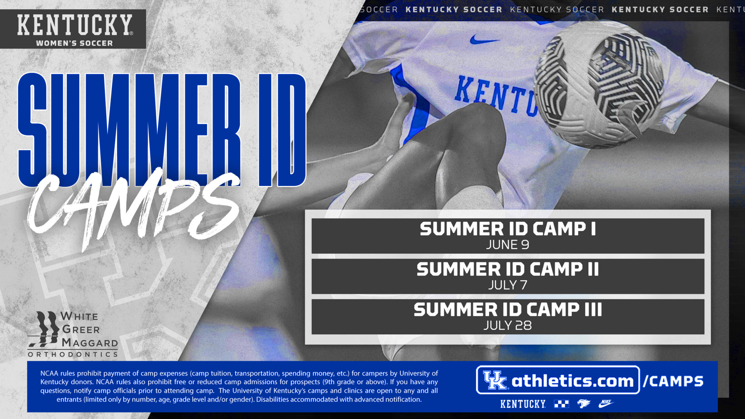Kentucky Women's Soccer Summer Elite ID Camps