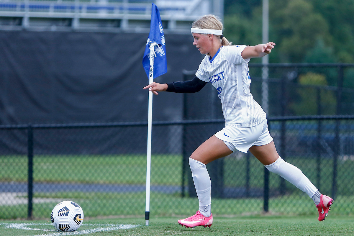 Maria Olsen.

Kentucky beats Oakland University 4 - 1.

Photo by Sarah Caputi | UK Athletics