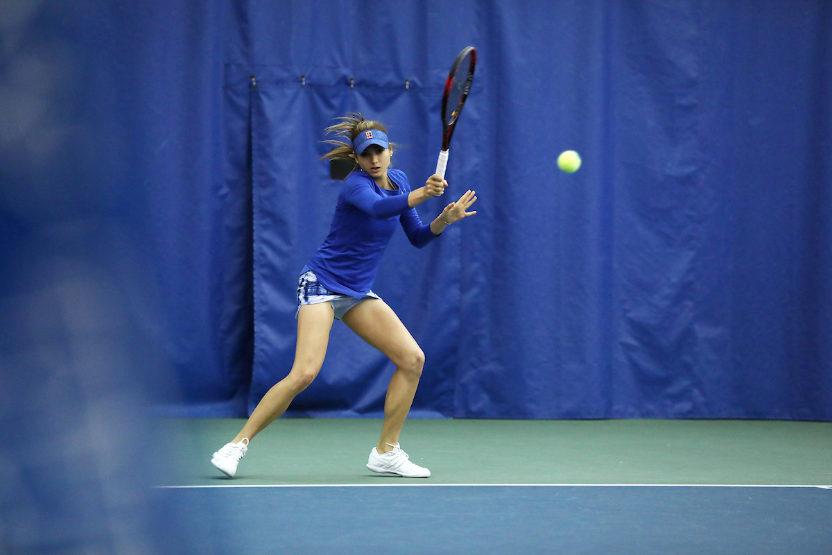 Brianna Tulloch.

Kentucky women's tennis hosts Indiana

Photo by Quinn Foster | UK Athletics