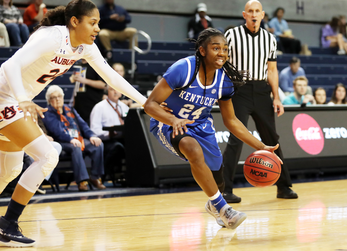 The UK Women's Basketball team beat Auburn.
Photo by Britney Howard | UK Athletics