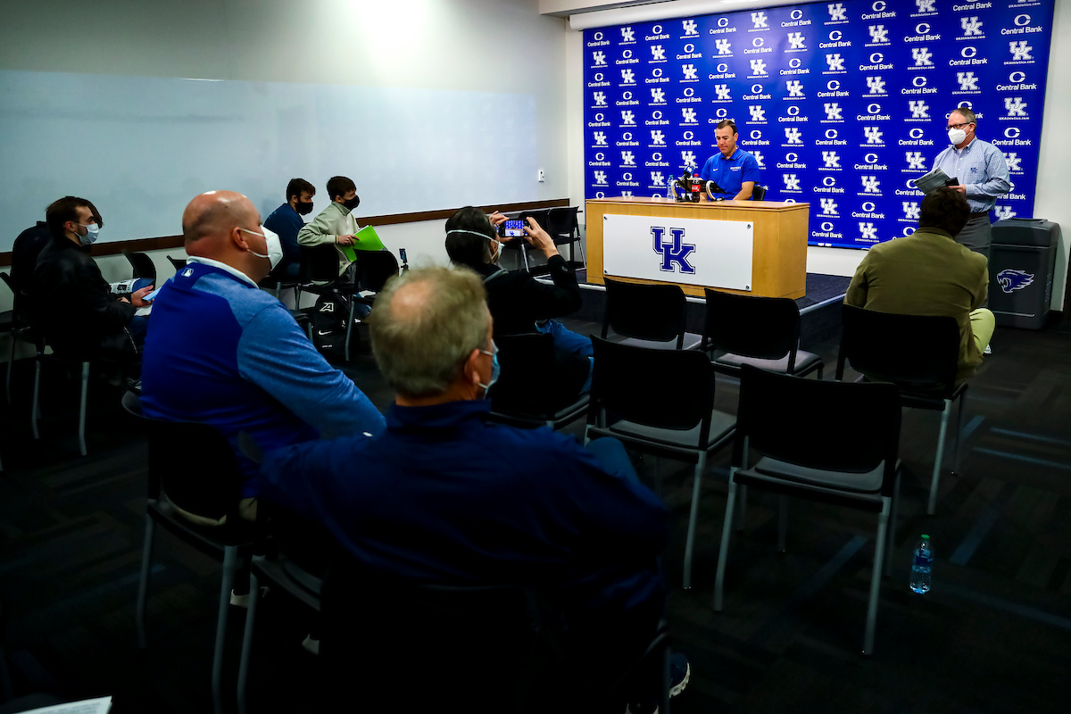 Nick Mingione.

Kentucky Softball and Baseball media day

Photo by Eddie Justice | UK Athletics