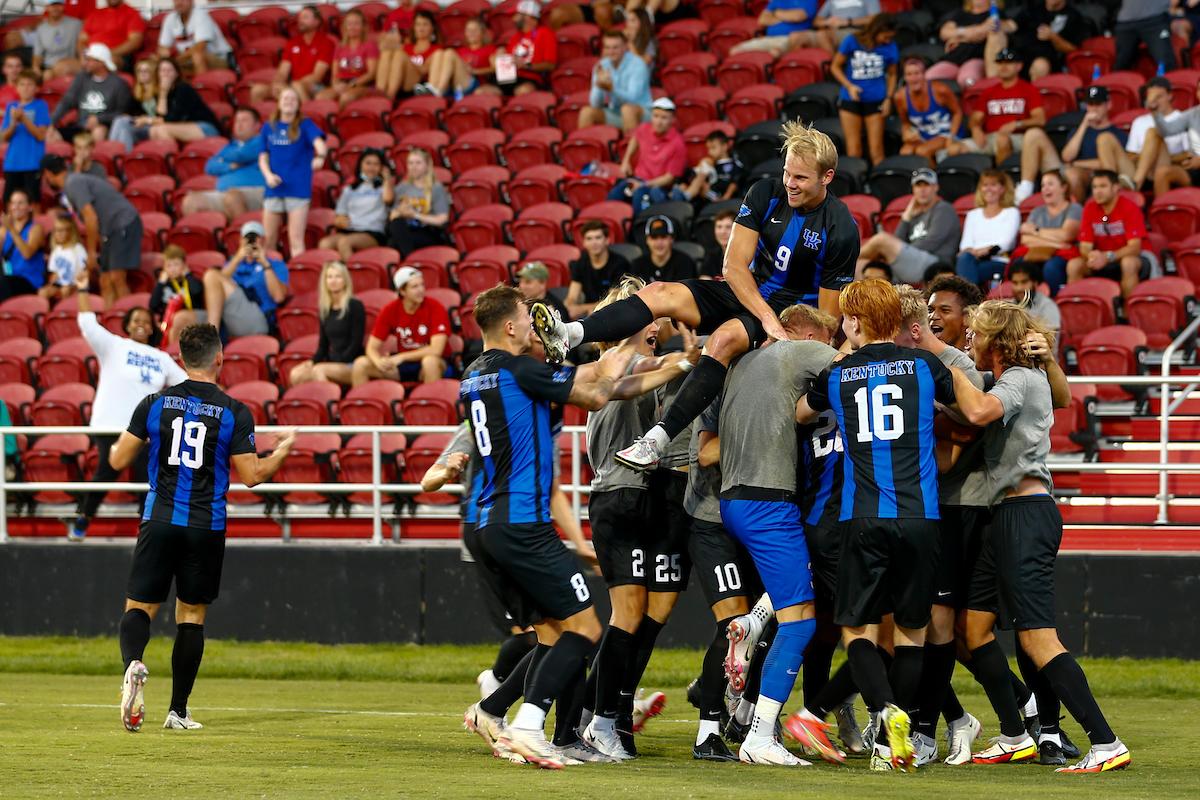 Eythor Bjorgolfsson. 

Kentucky Beat Louisville 3-1. 

Photo By Barry Westerman | UK Athletics