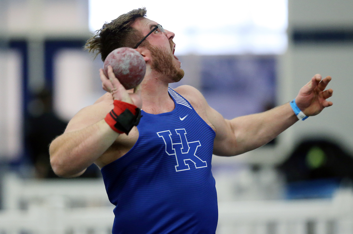 Logan Bryer

The University of Kentucky Track and Field Team hosts the Kentucky Invitational on Saturday, January 13, 2018 at Nutter Field House. 

Photo by Britney Howard | UK Athletics