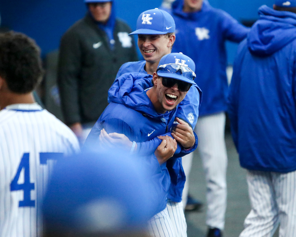 Austin Strickland.

Kentucky defeats Dayton 12-1.

Photo by Sarah Caputi | UK Athletics