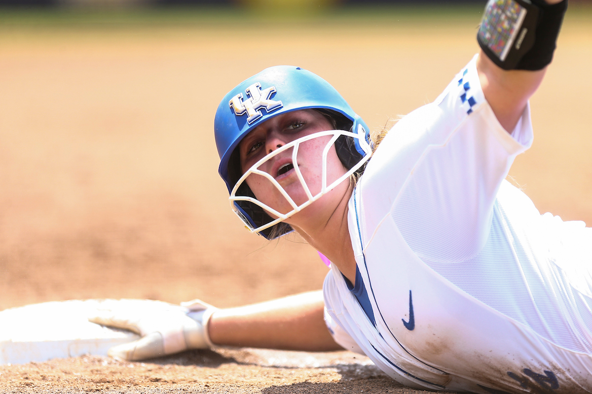 Emmy Blane.

Kentucky falls to Virginia Tech 2-9.

Photo by Grace Bradley | UK Athletics