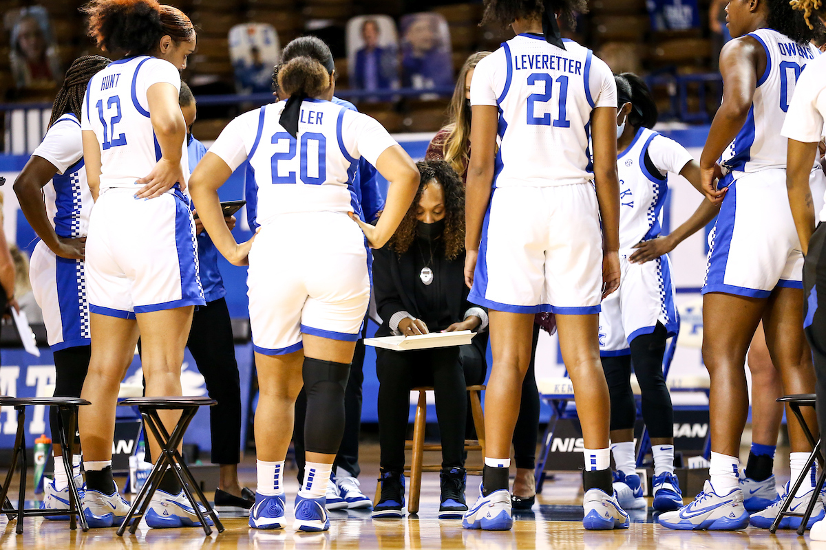 Kyra Elzy.  

Kentucky beats Marshall 79-45.

Photo by Eddie Justice | UK Athletics