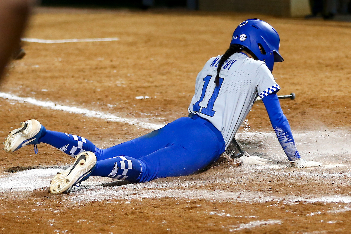 Vanessa Nesby.

Kentucky beats Michigan 9-2.

Photo by Grace Bradley | UK Athletics