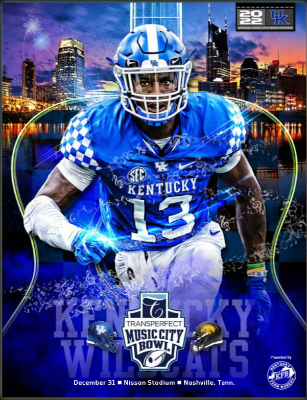 Listen to UK Sports Network Radio Coverage of Kentucky Football vs Iowa in the Music City Bowl