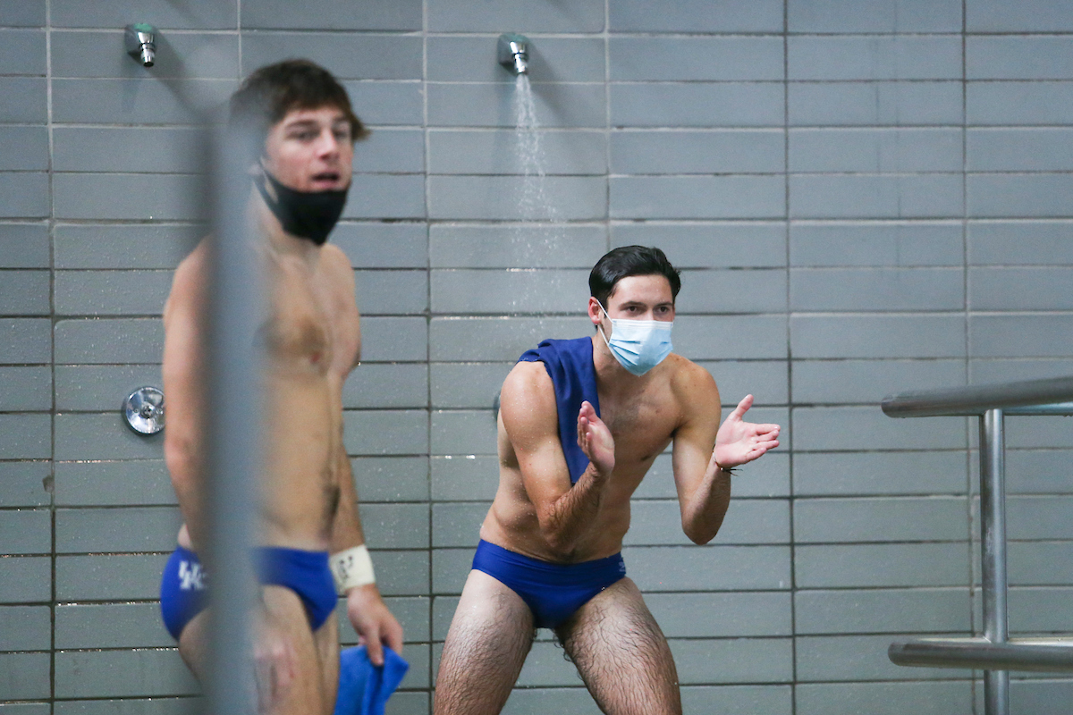2020-21 Swim/Dive Blue/White match.

Photo by Hannah Phillips | UK Athletics