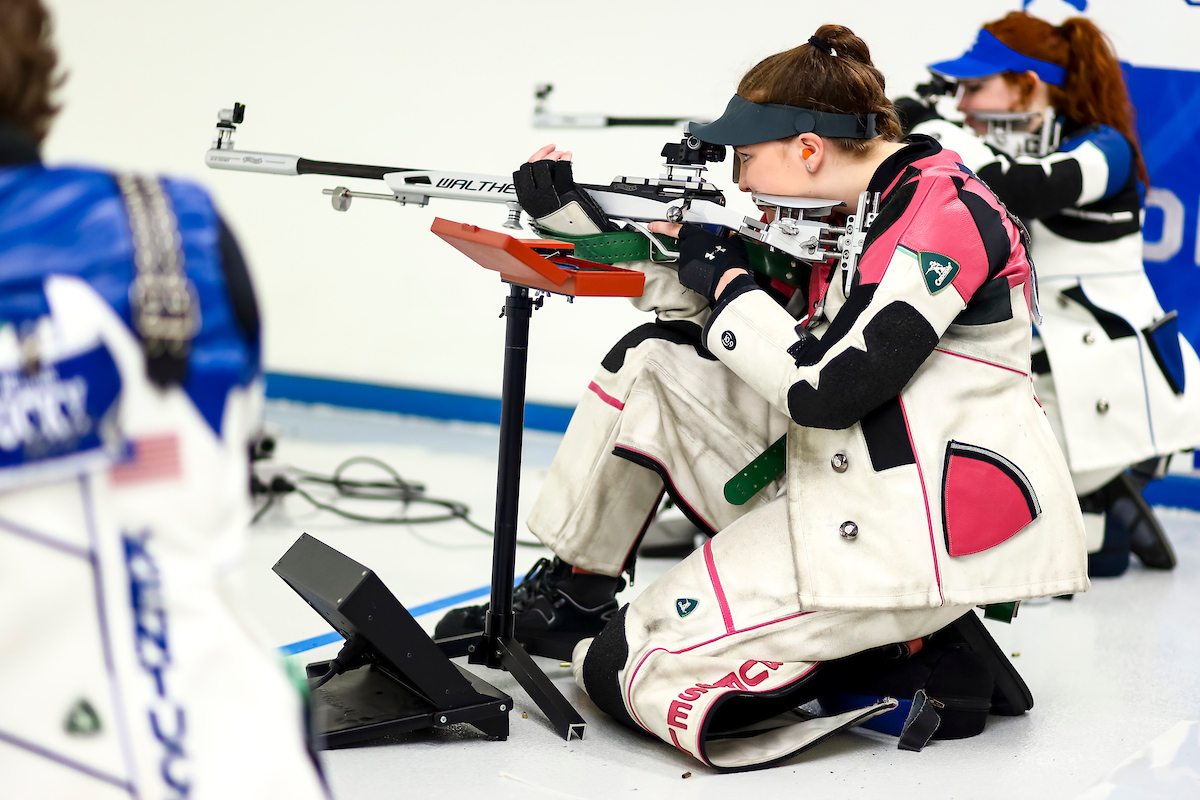 Allison Buesseler. 

Kentucky Rifle vs Morehead St.

Photo by Eddie Justice | UK Athletics