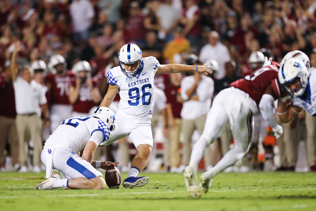 Matt Ruffolo.Kentucky beats South Carolina, 16-10.Photo by Elliott Hess | UK Athletics