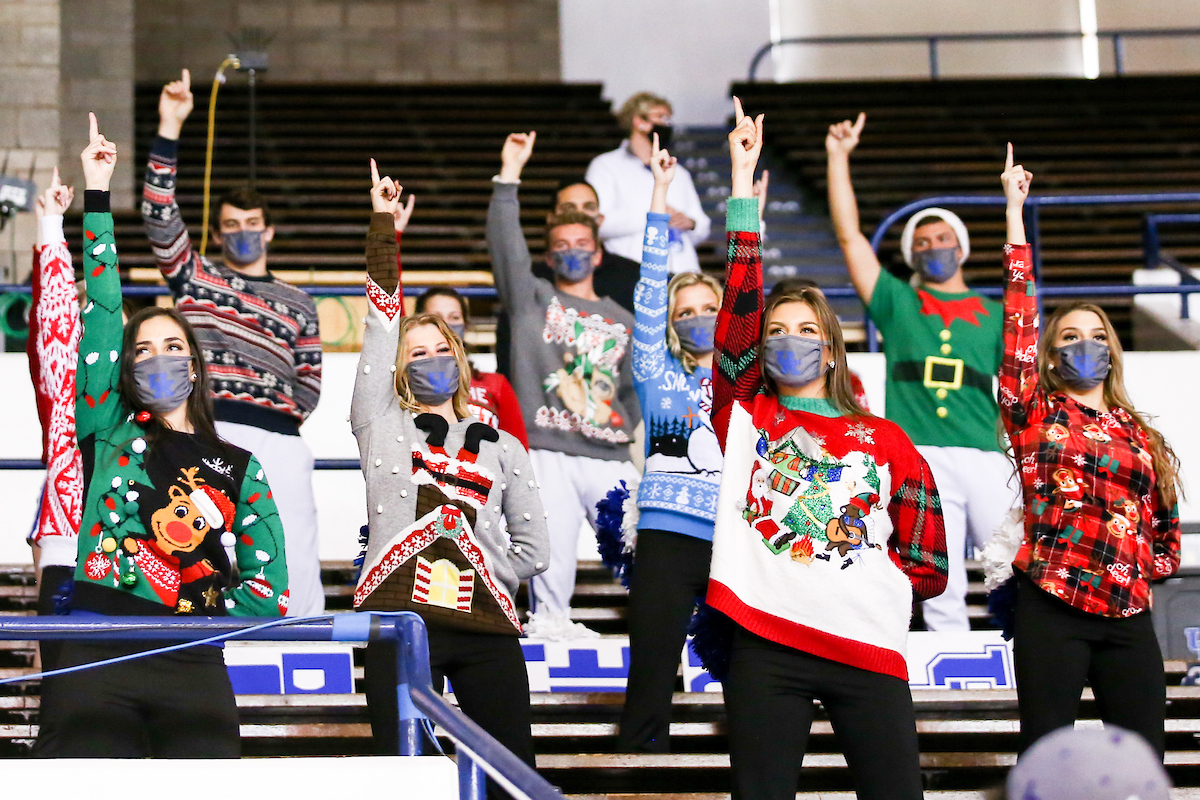 Dance. Cheer. 

Kentucky beats Worfford 98-37.

Photo by Eddie Justice | UK Athletics