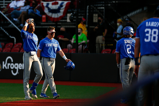 Ryan Ritter and Chase Estep. 

Kentucky beats Louisville, 11-7. 

Photo By Barry Westerman | UK Athletics
