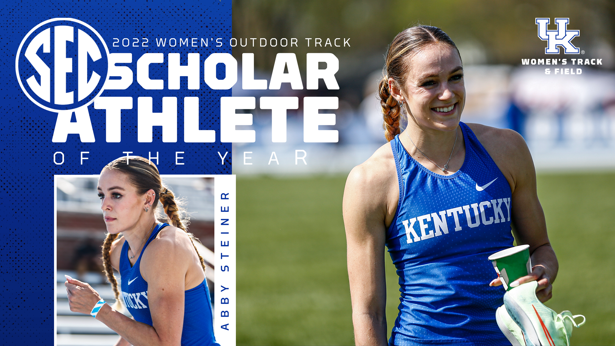 Abby Steiner Wins SEC Outdoor Track & Field Scholar-Athlete of the Year