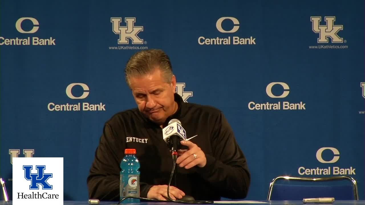 MBB: Coach Calipari - Robert Morris Postgame