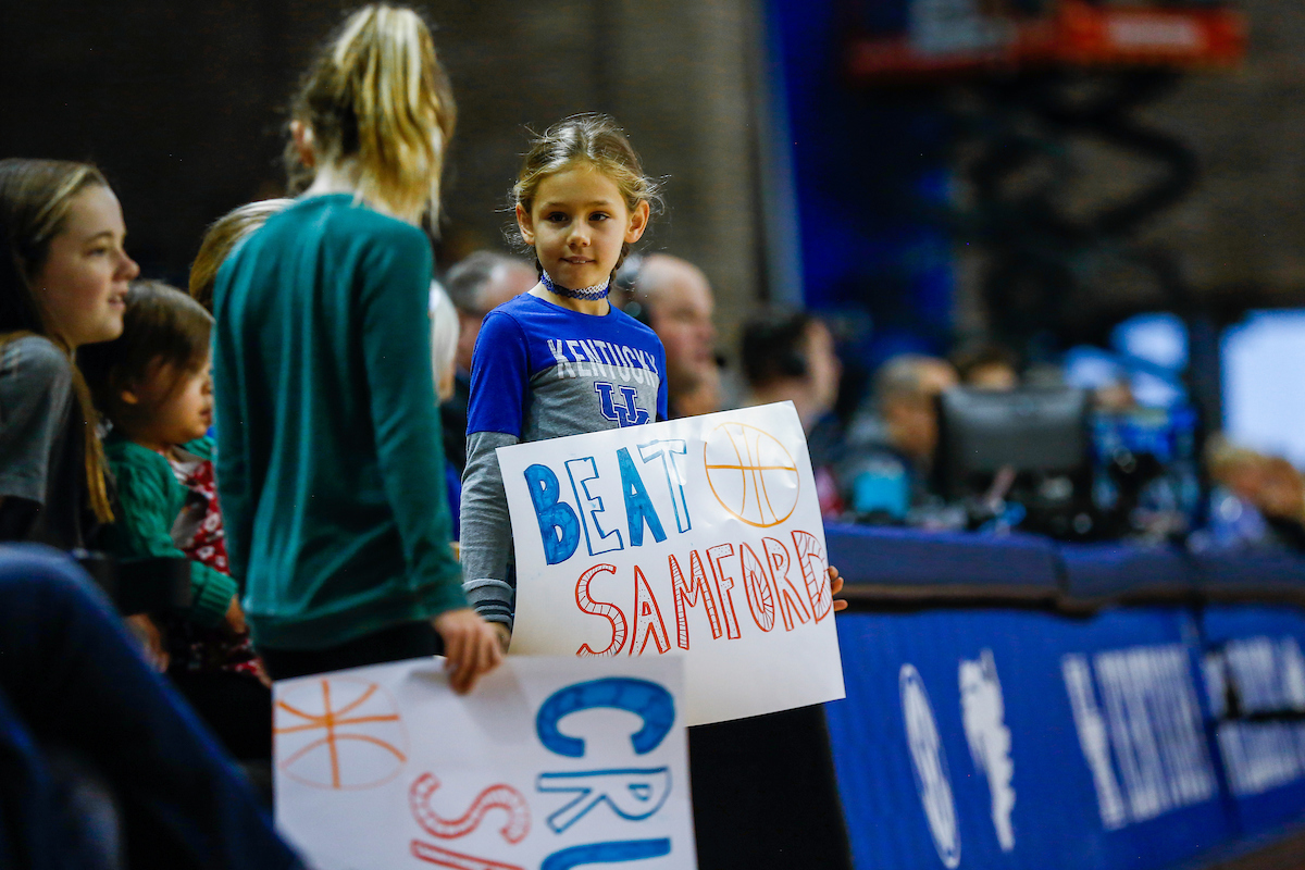 Fans.

Kentucky beats Samford 79-49.

Photo by Sarah Caputi | UK Athletics