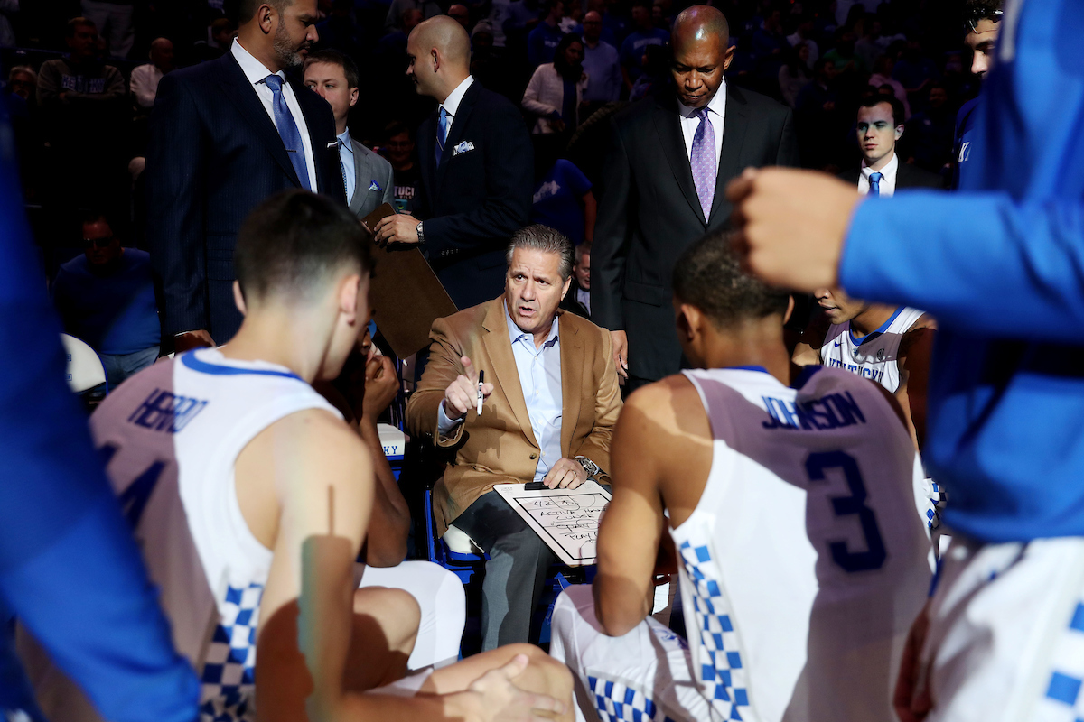 John Calipari

UK Men's Basketball beat Winthrop University 87-74 on Wednesday, November 21, 2018.

Photo by Britney Howard  | UK Athletics