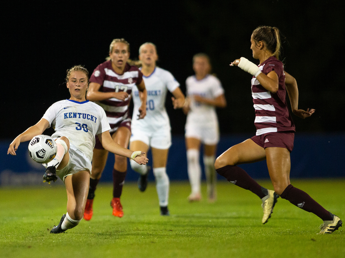 Jordyn Rhodes.

Kentucky loses to Texas A&M 3-0.

Photo by Grace Bradley | UK Athletics