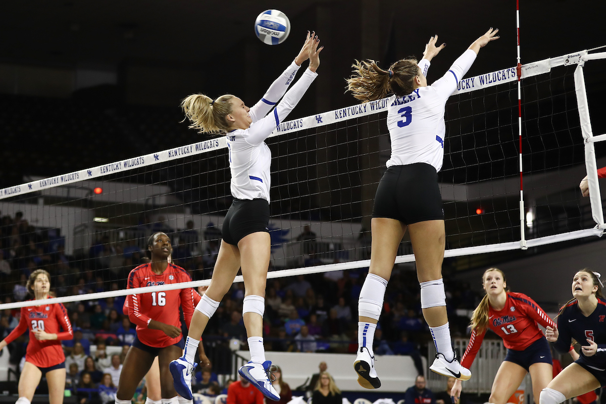 Leah Meyer. Madison Lilley.

Kentucky beat Ole Miss 3-0.


Photo by Elliott Hess | UK Athletics