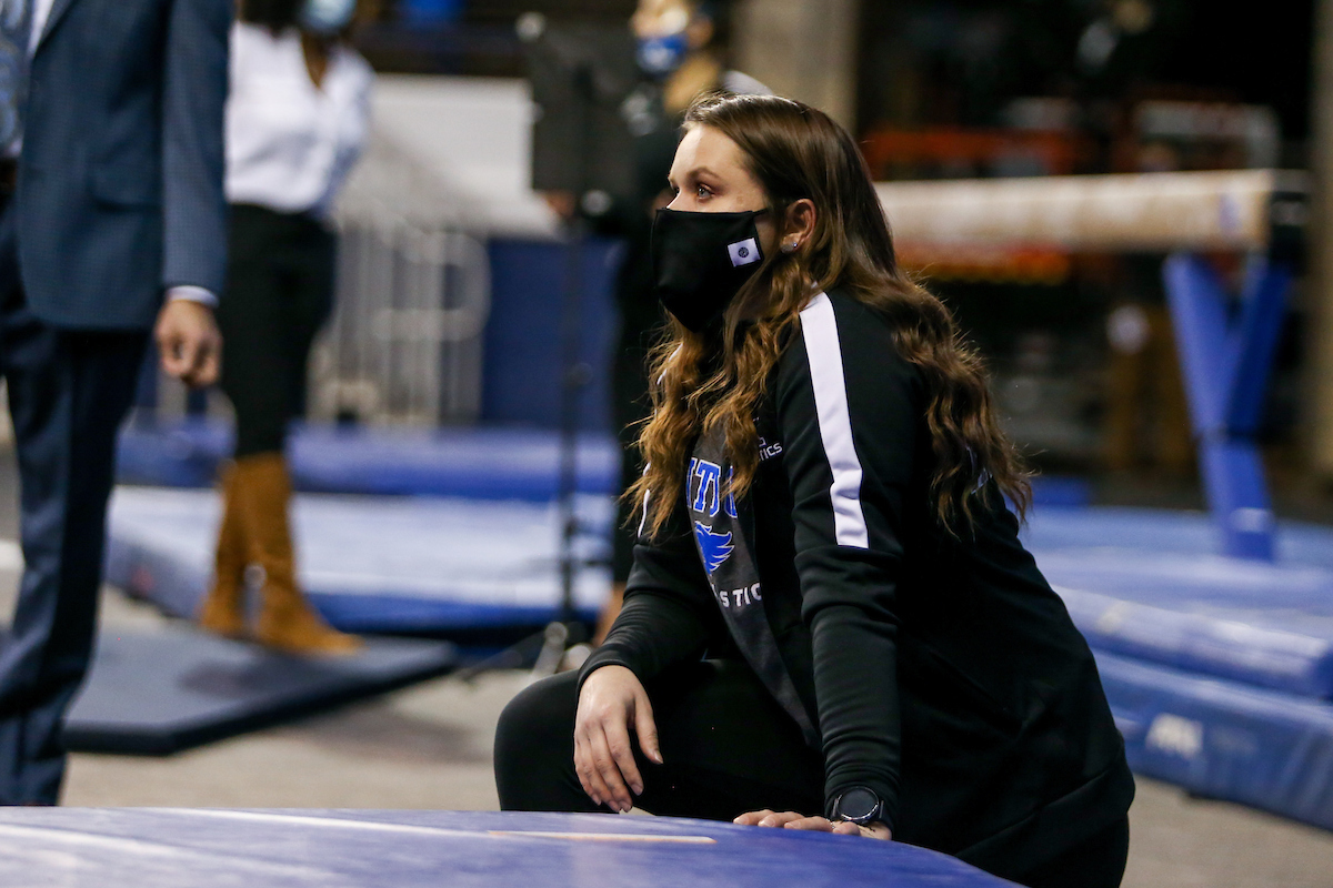 Ella Warren.

Kentucky beats LSU 197.100 - 196.800

Photo by Hannah Phillips | UK Athletics