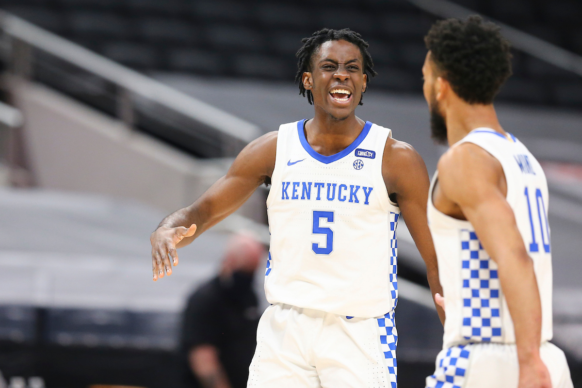 Terrence Clarke. Davion Mintz.

Indy. UK v Kansas.

Photo by Chet White | UK Athletics