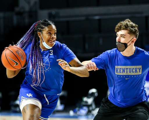 Keke McKinney. 

Florida Shootaround.

Photo by Eddie Justice | UK Athletics