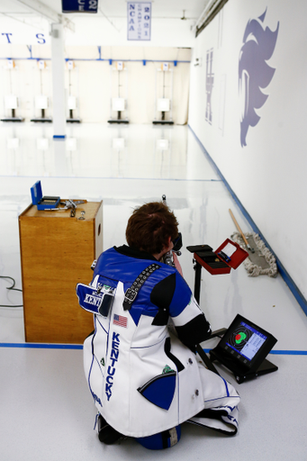 Mitchell Nelson. 

Kentucky NCAA Rifle Qualifier. 

Photo By Barry Westerman | UK Athletics