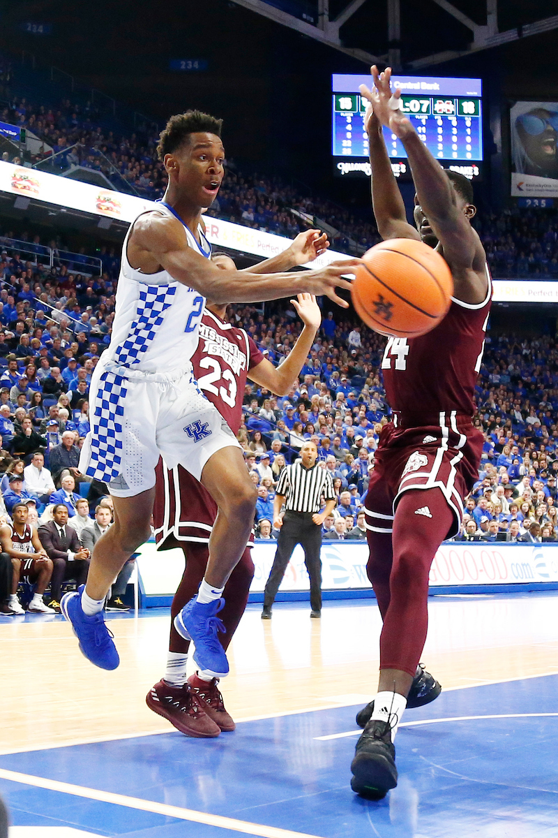 Shai Gilgeous-Alexander.

The University of Kentucky men's basketball team defeats Mississippi State 78-65 on Tuesday, January 23, 2017, in Lexington's Rupp Arena.

Photo by Quinn Foster I UK Athletics