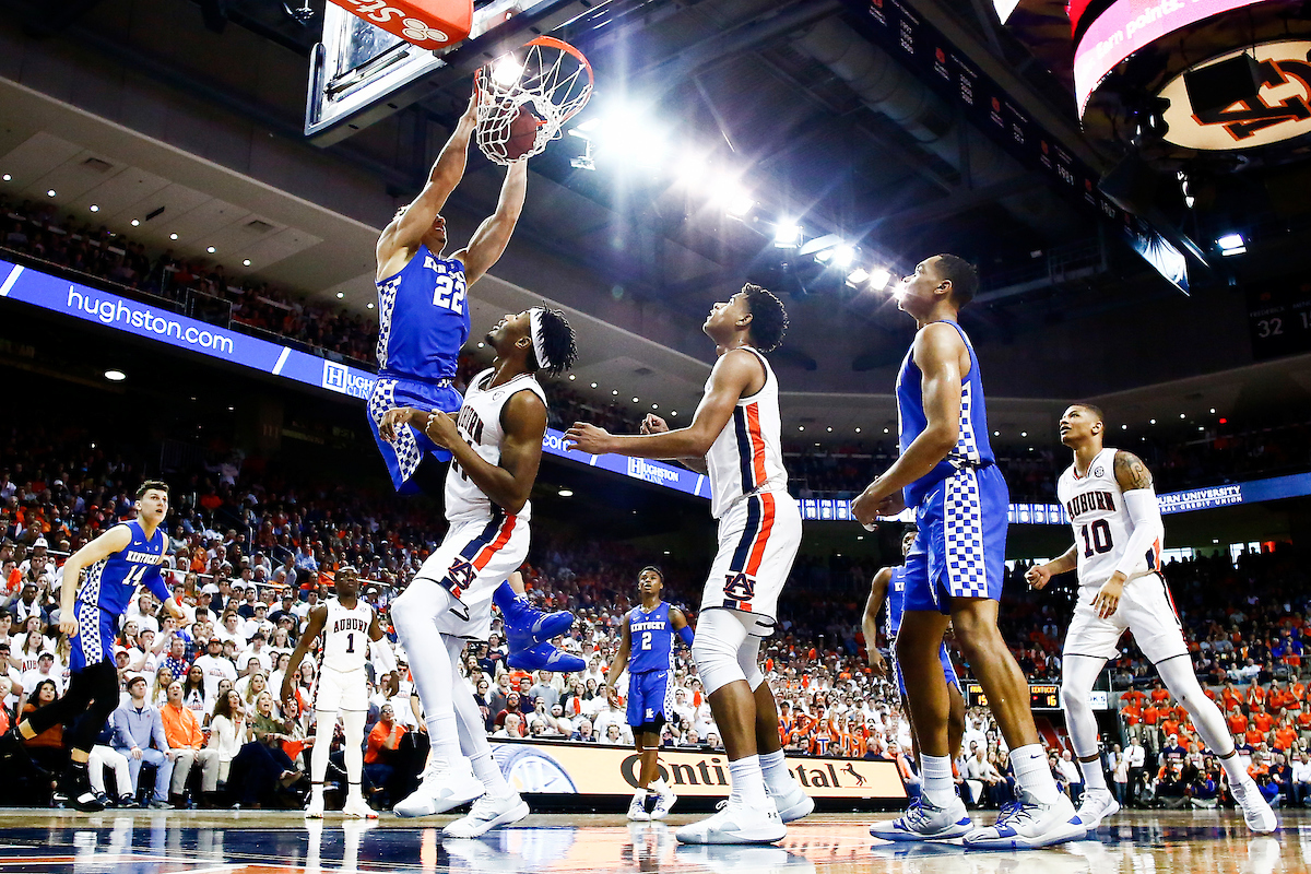 Reid Travis.

Kentucky beat Auburn 82-80 at Auburn Arena in Auburn, AL., on Saturday, January 19, 2019.

Photo by Chet White | UK Athletics