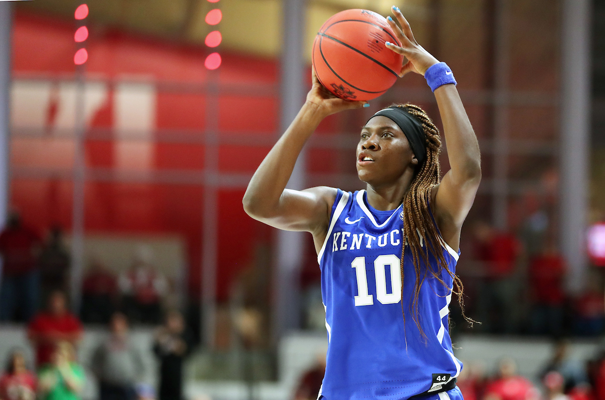 Rhyne Howard 
Women's Basketball falls to NC State on Monday, March 25, 2019. 

Photo by Britney Howard | UK Athletics