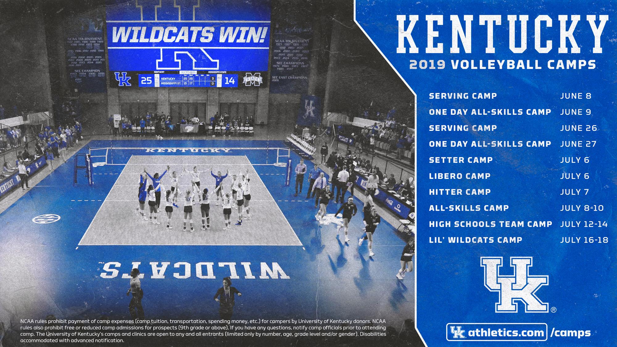2019 Kentucky Volleyball Camps
