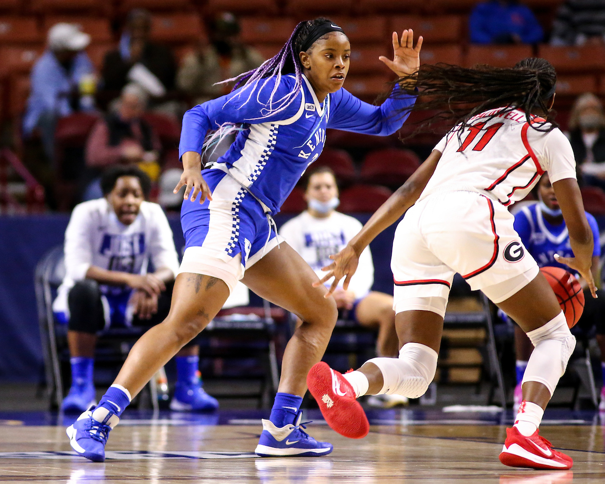 Keke McKinney. 

Kentucky loses to Georgia 78-66 at the SEC Tournament. 

Photo by Eddie Justice | UK Athletics