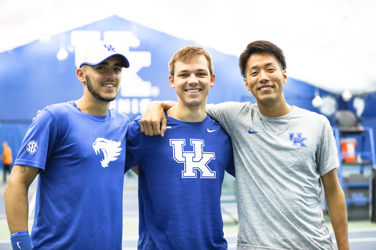 Enzo Wallart. Ryo Matsumura. 

Kentucky men's tennis falls to Tennessee 0-4 on Sunday, April 14th..

Photo by Eddie Justice | UK Athletics