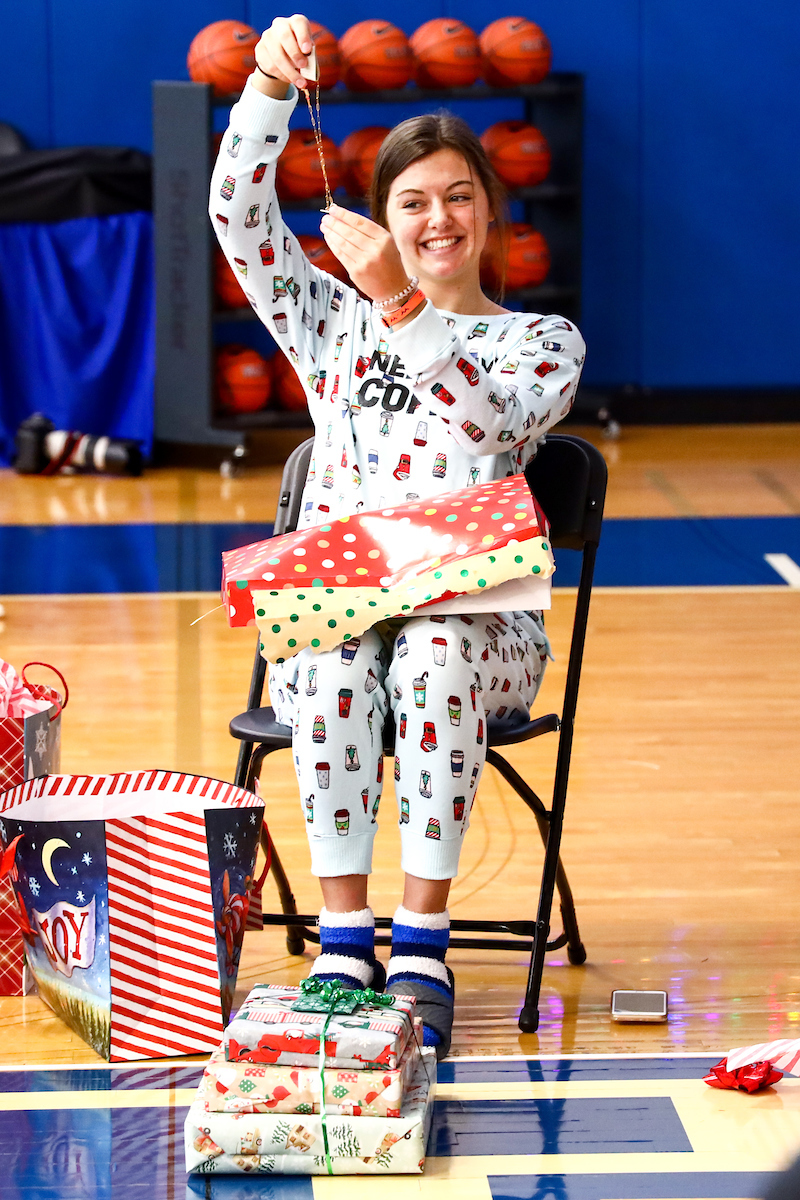 Emma King. 

Kentucky WBB Christmas Party.

Photo by Eddie Justice | UK Athletics