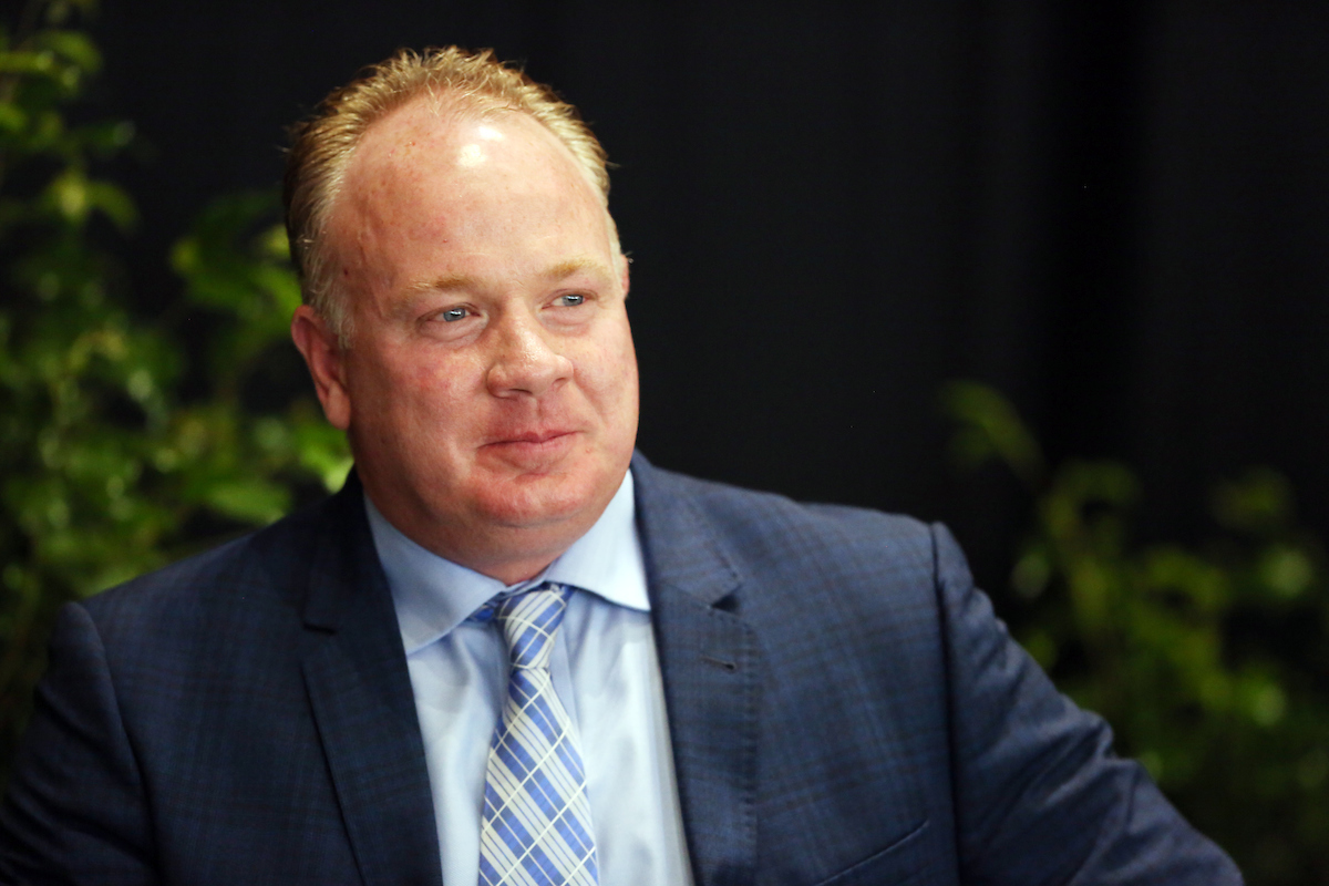 Coach Stoops

The Football Team Alumni Luncheon on Thursday, July 26, 2018. 

Photo by Britney Howard | UK Athletics