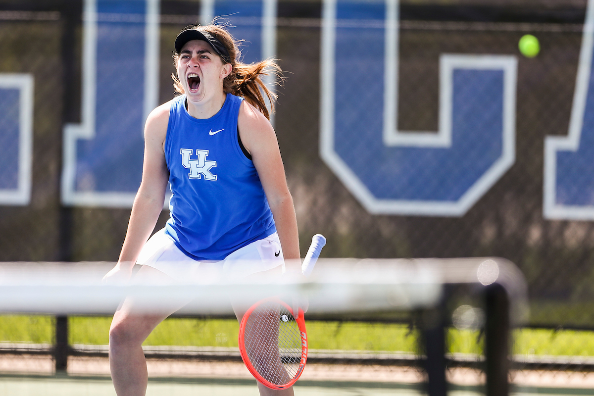 Flor Urrutia.

Kentucky loses to South Carolina 4-2.

Photos by Chet White | UK Athletics