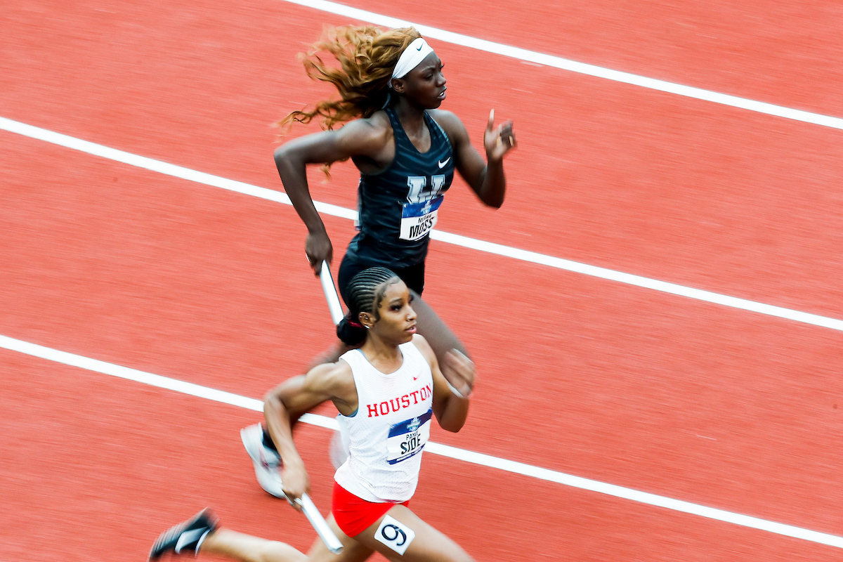 Megan Moss.

Day 2. 2021 NCAA Track and Field Championships.

Photo by Chet White | UK Athletics