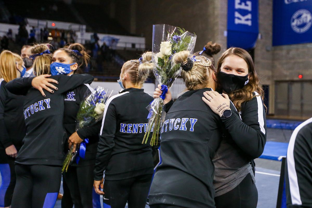 Ella Warren.

Gymnastics Senior Night.

Photo by Hannah Phillips | UK Athletics