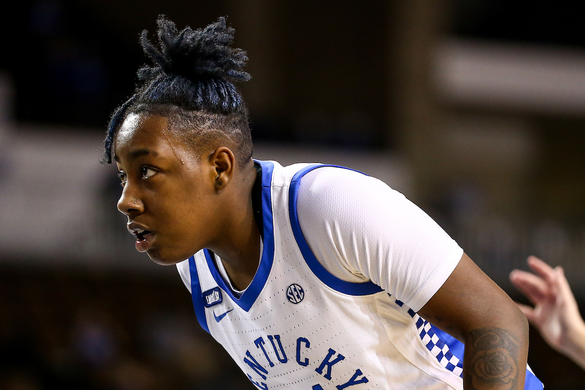 Dre'una Edwards.  

Kentucky beats Marshall 79-45.

Photo by Eddie Justice | UK Athletics