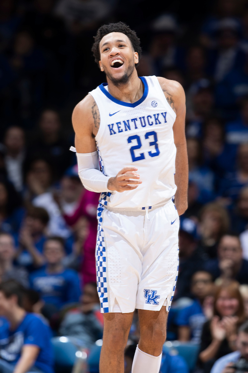 EJ Montgomery.

Kentucky beat Fairleigh Dickinson.

Photo by Chet White | UK Athletics
