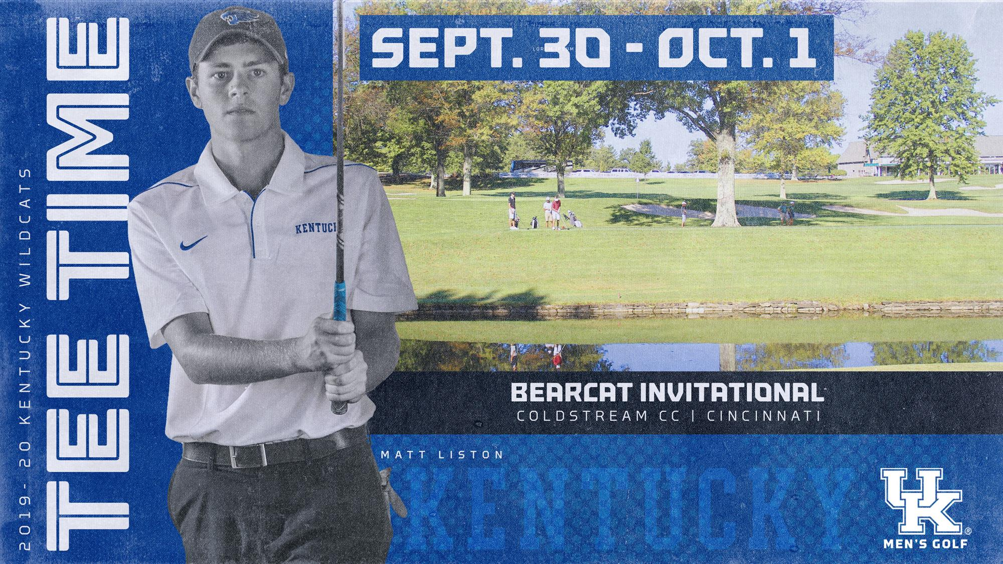 Men’s Golf Returns to Action at Bearcat Invitational