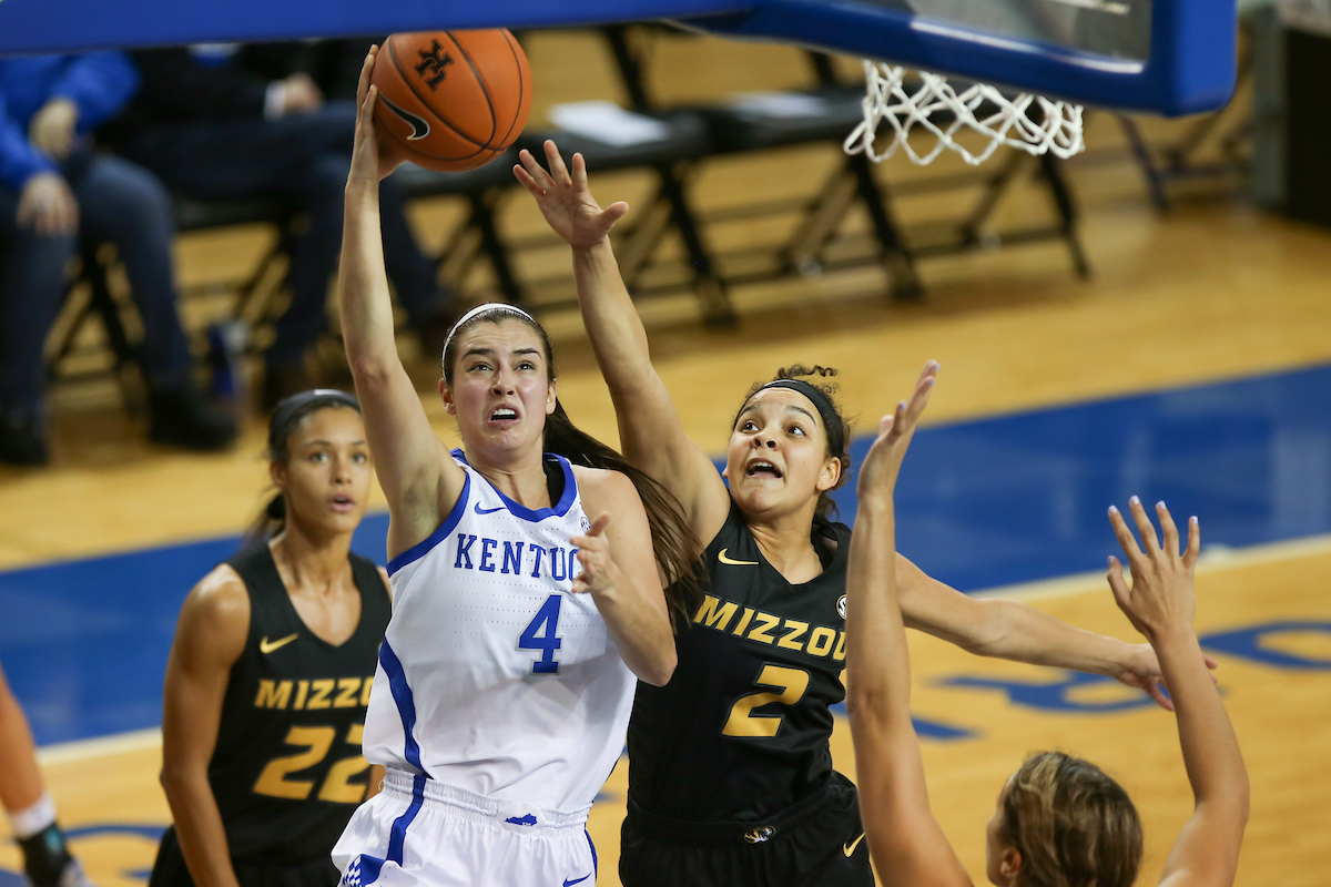Maci Morris
The UK Women's Basketball team beats Mizzou. 

Photo by Hannah Phillips  | UK Athletics