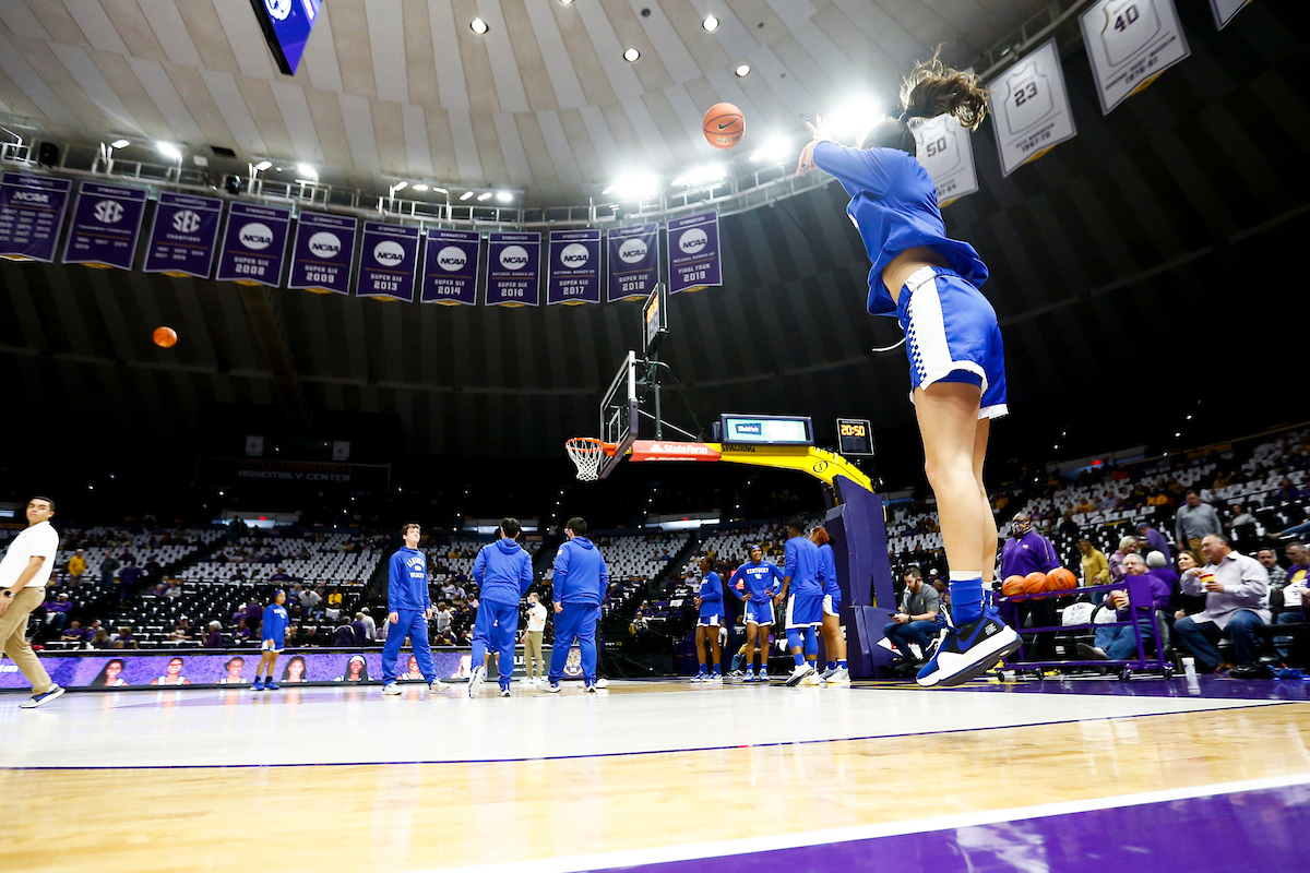 Emma King.

Kentucky loses to LSU 78-69.

Photo by Grace Bradley | UK Athletics