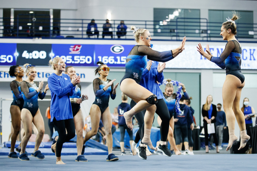 Isabella Magnelli.

Kentucky wins Quad Meet with a score of 197.450.

Photo by Elliott Hess | UK Athletics