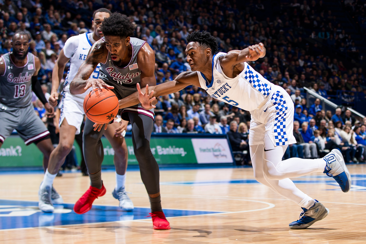 Immanuel Quickley

Men's basketball beat SIU 71-59.

Photo by Chet White | UK Athletics