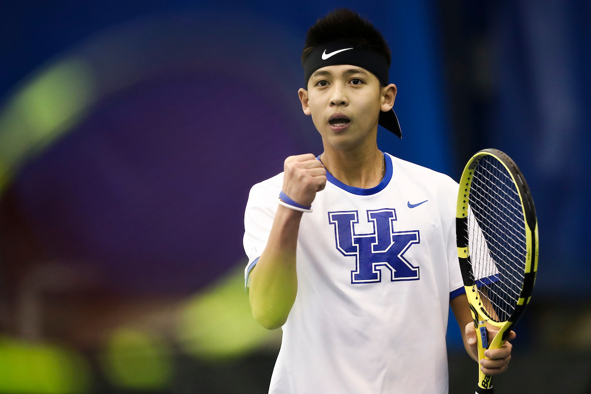 Ying-Ze Chen.

Kentucky beat Memphis 4-1.

Photo by Chet White | UK Athletics