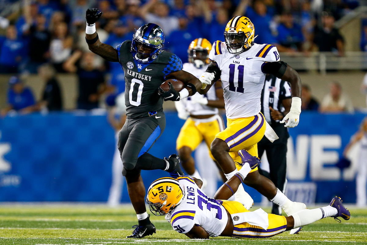 Kavosiey Smoke. 

UK beat LSU 42-21.

Photo By Barry Westerman | UK Athletics