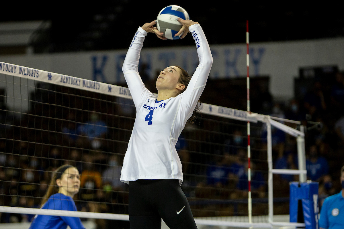 Emma Grome.

Kentucky loses to Creighton 0 - 3.

Photo by Sarah Caputi | UK Athletics