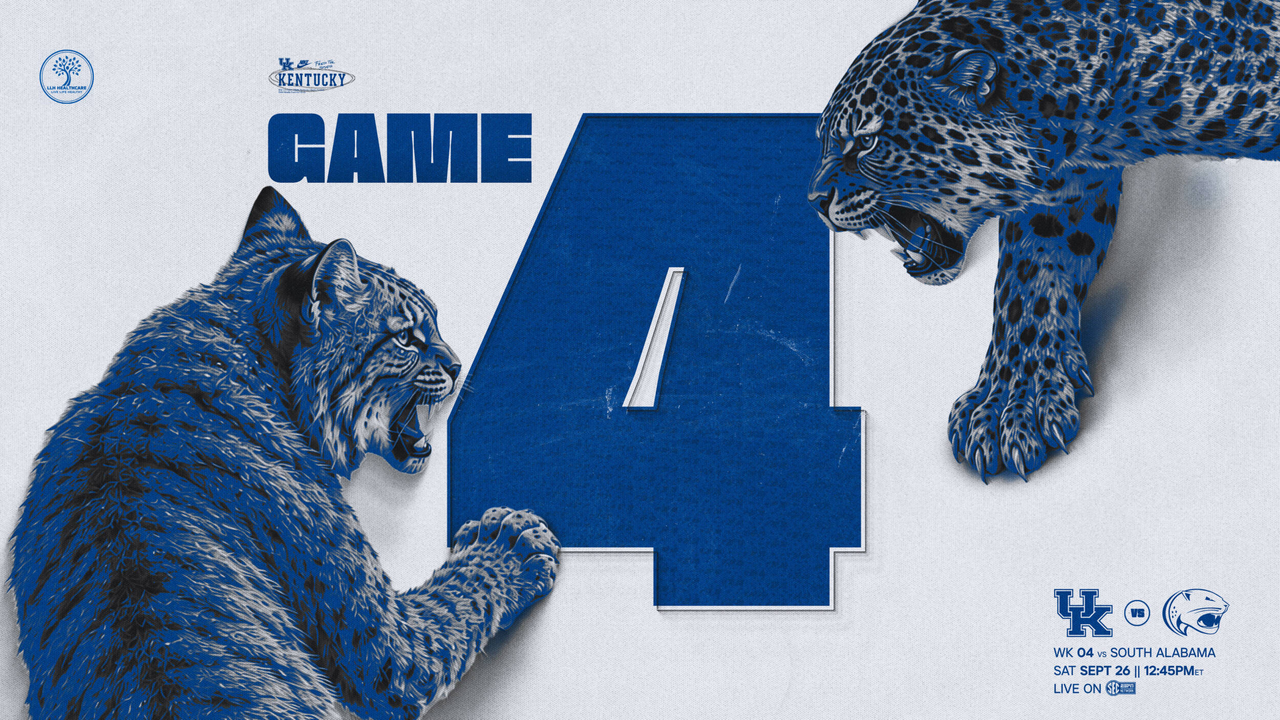 A graphic featuring a cat and a jaguar facing off